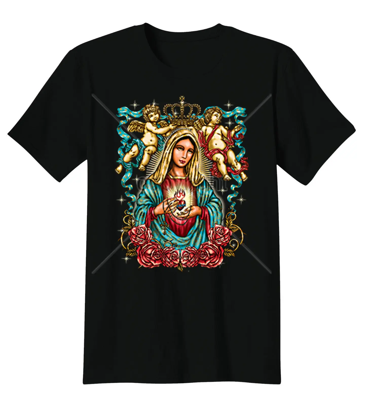 Мужская футболка с надписью Virgin Mary Saint Religion модная повседневная унисекс