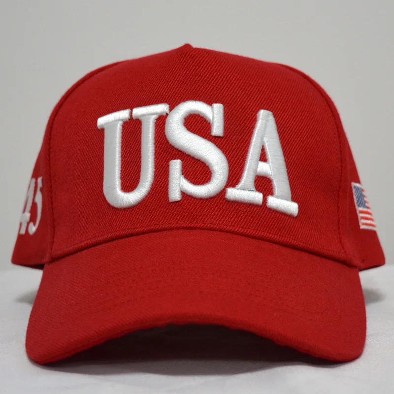 Унисекс на открытом воздухе Трампа 2020 кампании Бейсбол Кепки США 45 американский