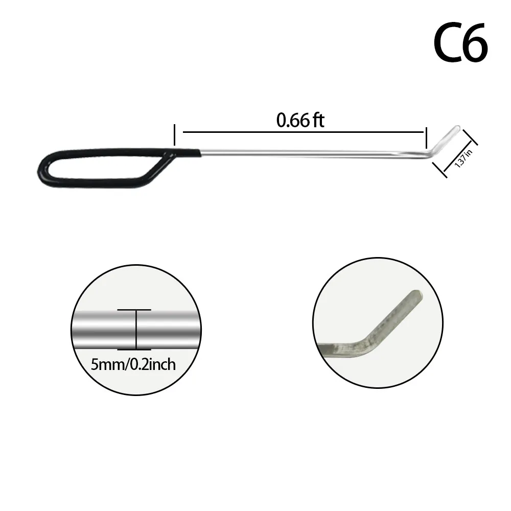 Инструменты для вмятин без покраски 2 шт. съемник стержень крючки набор