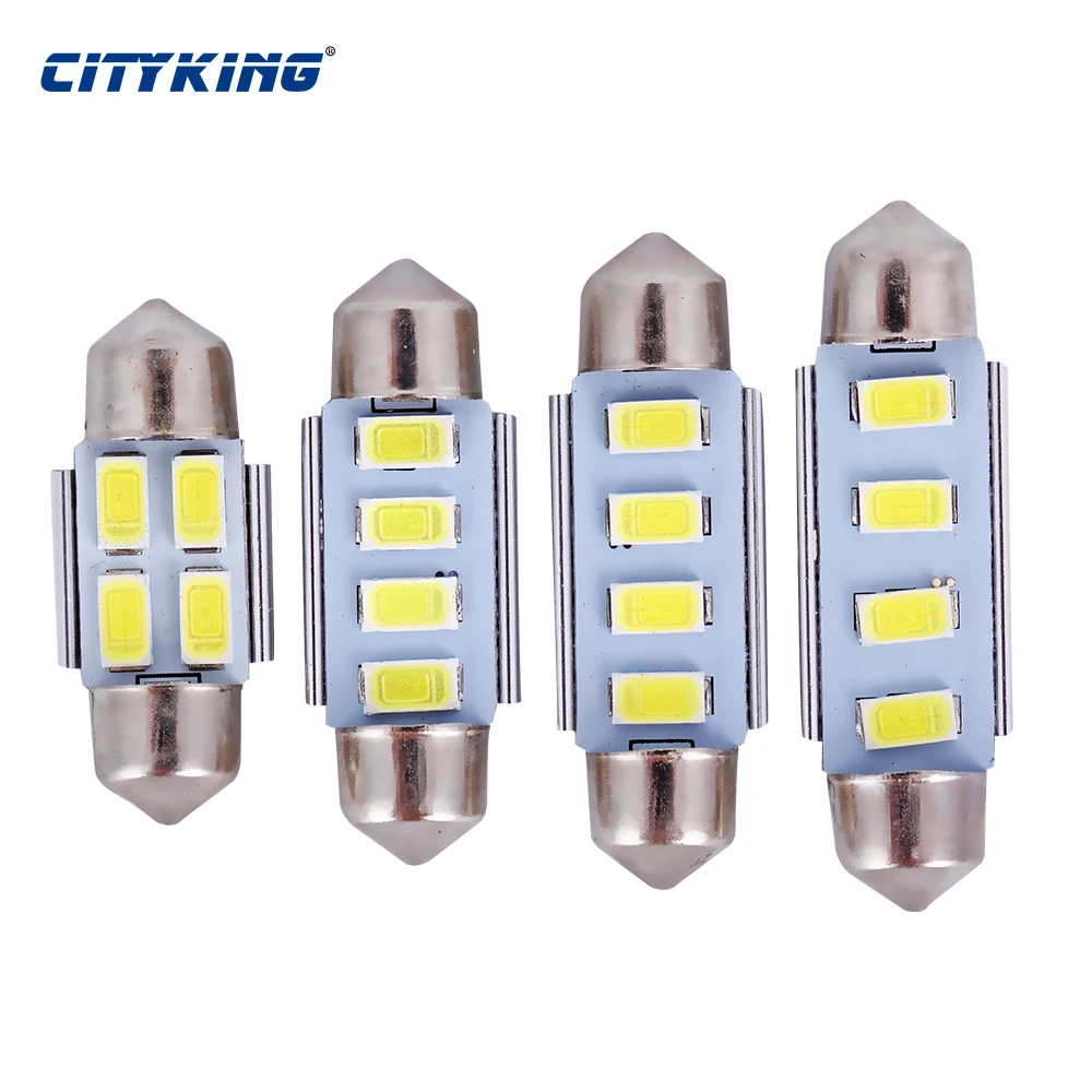 100PCS/Lot festoon 4smd led 31mm 36mm 39mm 42mm 5630 5730 SMD Canbus Error Free LED Dome Light Bulbs Car Light Festoon Light
100PCS/Lot festoon 4smd led 31mm 36mm 39mm 42mm 5630 5730 SMD Canbus Error Free LED Dome Light Bulbs Car Light Festoon Light