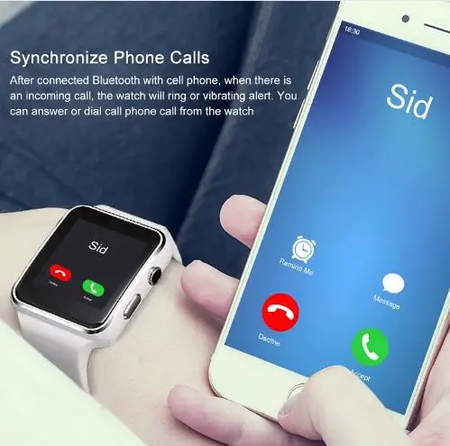 Новое поступление X6 Смарт часы с камерой сенсорный экран Поддержка SIM TF карты
