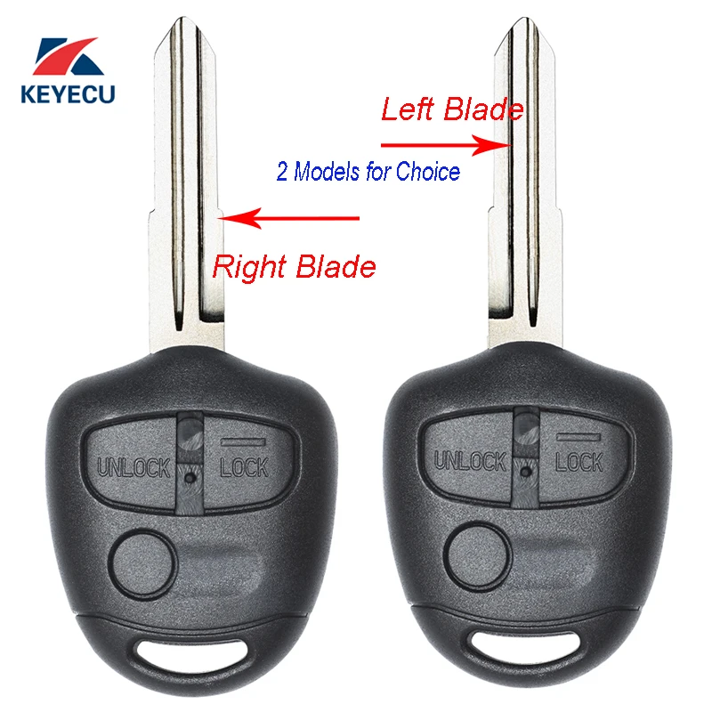 KEYECU Replacement Remote Car Key Shell Case Fob 3 Button for Mitsubishi Lancer Outlander Colt Mirage Uncut Blade
KEYECU Replacement Remote Car Key Shell Case Fob 3 Button for Mitsubishi Lancer Outlander Colt Mirage Uncut Blade