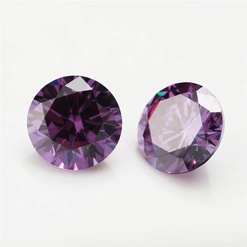 50PCS 3.25~20mm Round Shape Loose CZ Stone Purple Color AAAAA Cubic zirconia Synthetic Gems For Jewelry DIY Stone
50PCS 3.25~20mm Round Shape Loose CZ Stone Purple Color AAAAA Cubic zirconia Synthetic Gems For Jewelry DIY Stone