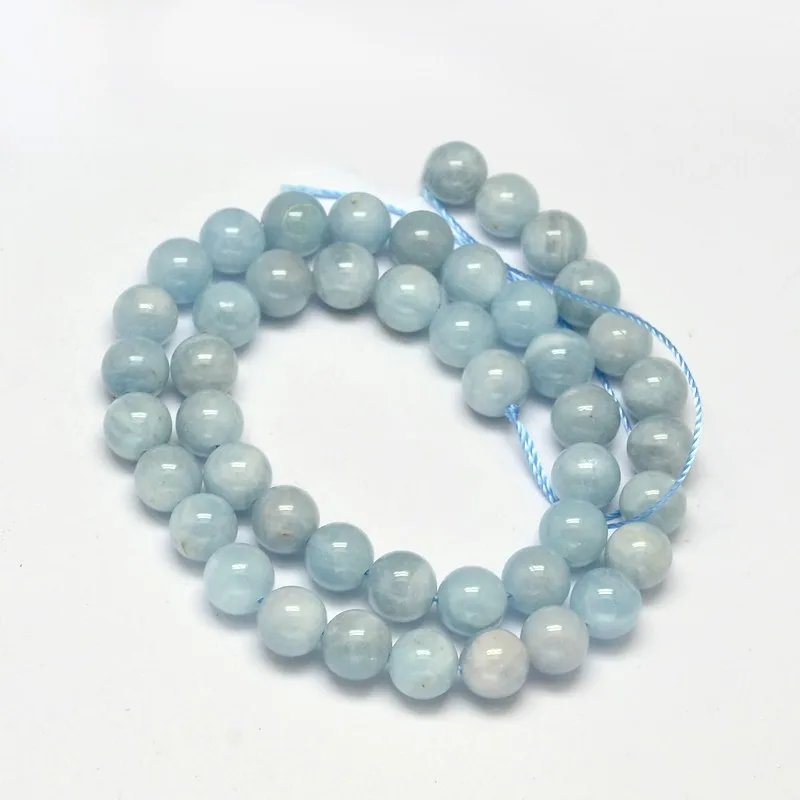2 Strands Round Grade AB Natural Aquamarine Bead Strands,about 8mm in diameter, Hole: 1mm; about 49pcs/strand, 15.5"(30.48cm)
2 Strands Round Grade AB Natural Aquamarine Bead Strands,about 8mm in diameter, Hole: 1mm; about 49pcs/strand, 15.5"(30.48cm)