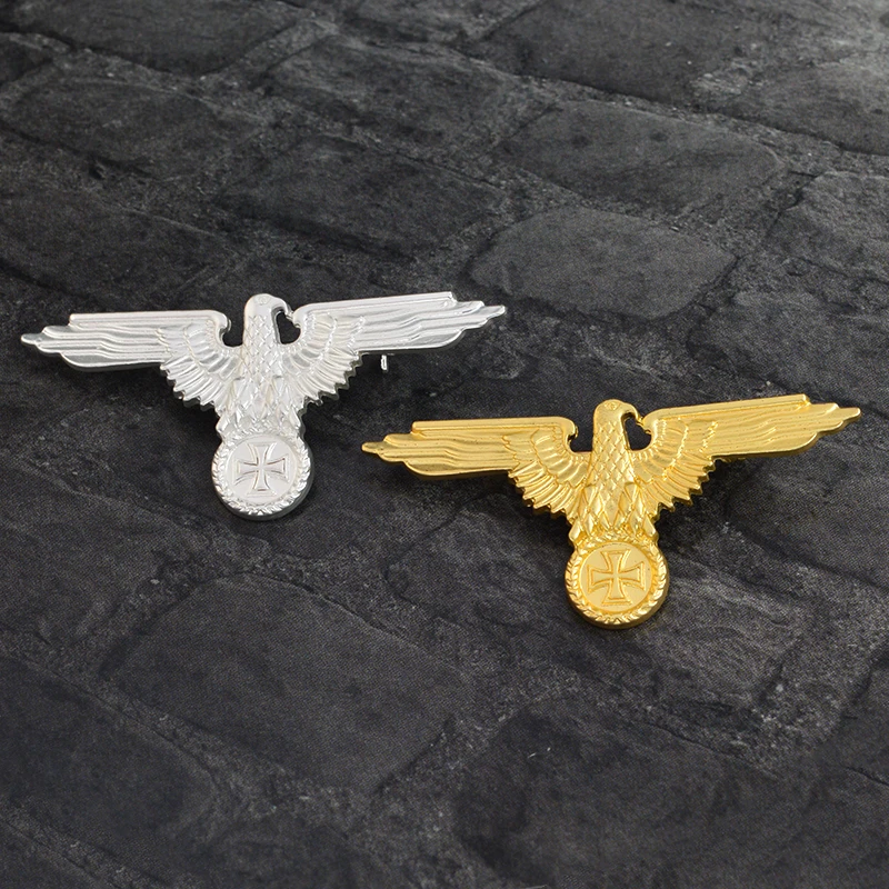 Women Men Metal Animal Gold And Silver Color WWII WW2 German Military Cross Eagle Pin Cap Badge Cockade
Women Men Metal Animal Gold And Silver Color WWII WW2 German Military Cross Eagle Pin Cap Badge Cockade
