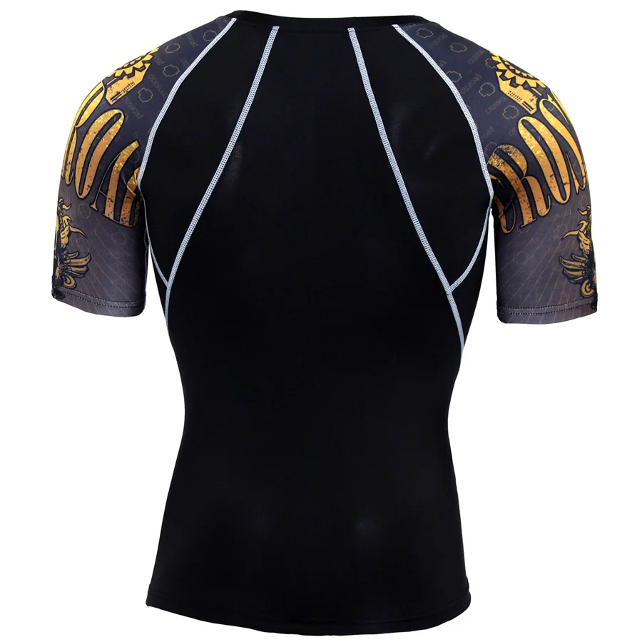 3D Printed T-shirts Men Compression Shirt Men's MMA Tshirt Short Sleeve Quick dry Workout Bodybuilding Fitness Tops T shirt
3D Printed T-shirts Men Compression Shirt Men's MMA Tshirt Short Sleeve Quick dry Workout Bodybuilding Fitness Tops T shirt