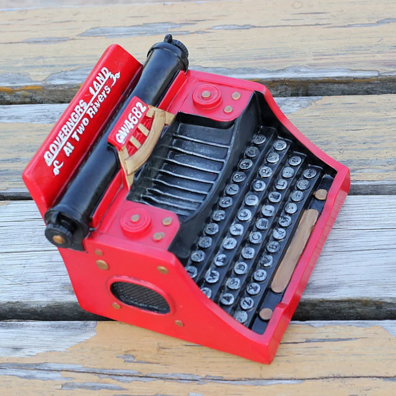 Creative Gifts Home Decoration Shabby Chic Resin Craft Typewriter Model Piggy Bank Furnishing Articles Two Color Random
Creative Gifts Home Decoration Shabby Chic Resin Craft Typewriter Model Piggy Bank Furnishing Articles Two Color Random