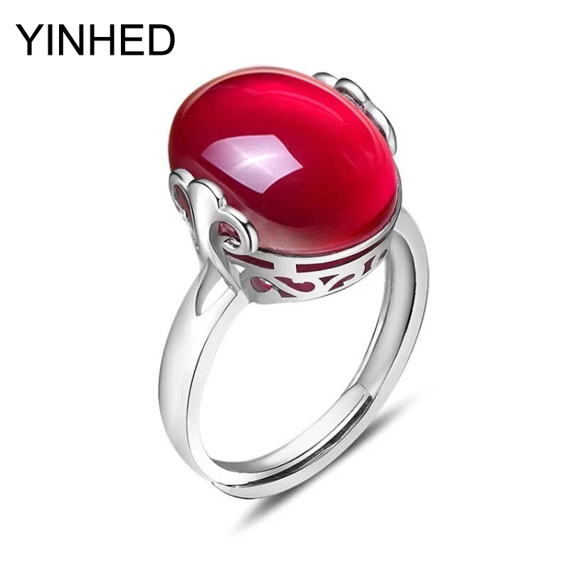 90% Off ! YINHED 925 Sterling Silver Ring Natural Oval Red Corundum Wedding Ring Opening Rings for Women Fashion Jewelry ZR5011
90% Off ! YINHED 925 Sterling Silver Ring Natural Oval Red Corundum Wedding Ring Opening Rings for Women Fashion Jewelry ZR5011
