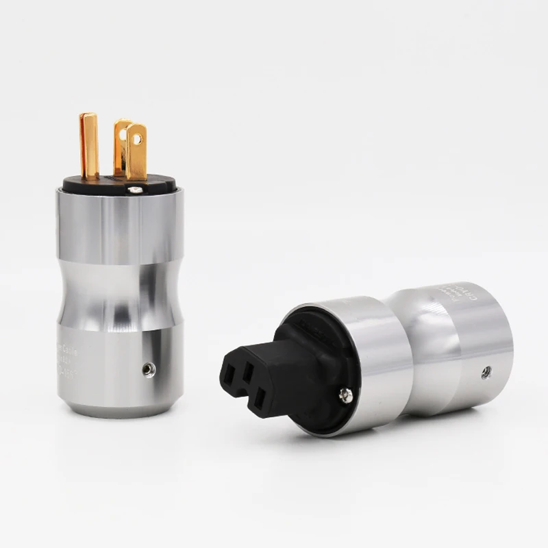 One pair Hi-end VP434G Gold Plated US Power Plug Connector US Mains Power Cord Plug+IEC Female Connector
One pair Hi-end VP434G Gold Plated US Power Plug Connector US Mains Power Cord Plug+IEC Female Connector