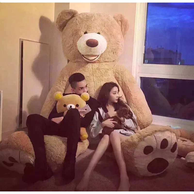 Big 200cm American Giant Bear Teddy Bear Doll Stuffed And Plush Animals Toys For Girlfriend Toys Birthday Gift Valentine's Day
Big 200cm American Giant Bear Teddy Bear Doll Stuffed And Plush Animals Toys For Girlfriend Toys Birthday Gift Valentine's Day