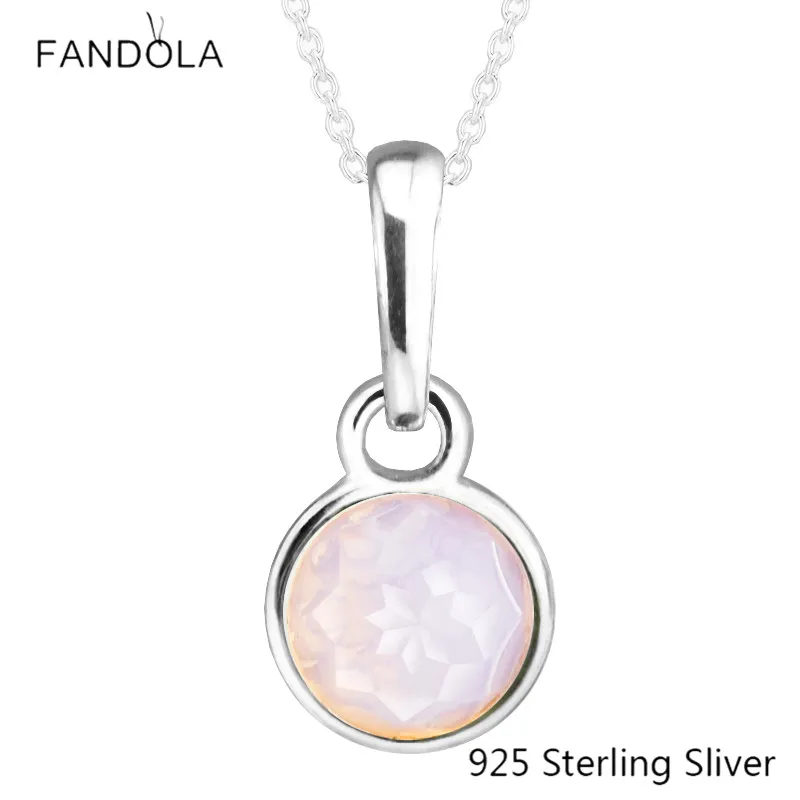 CKK 925 Sterling Silver October Droplet, Opalescent Pink Crystal Original Charms Beads Fits For Bracelets Jewelry
CKK 925 Sterling Silver October Droplet, Opalescent Pink Crystal Original Charms Beads Fits For Bracelets Jewelry