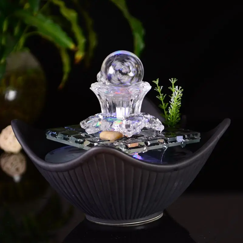 A small glass ceramic fountain waterscape decoration creative birthday gift interior decoration office desktop home decoration
A small glass ceramic fountain waterscape decoration creative birthday gift interior decoration office desktop home decoration