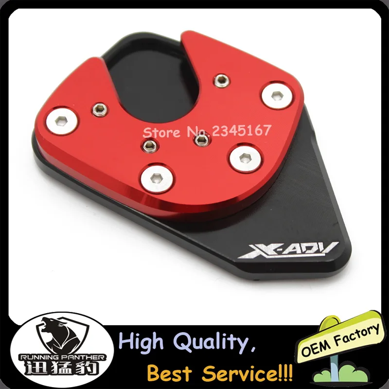 Newest One Piece Kickstand Plate Side Stand Pad Extension Enlarger Footpad for Honda X-ADV 750 2017 RED BLUE GOLD SILVER
Newest One Piece Kickstand Plate Side Stand Pad Extension Enlarger Footpad for Honda X-ADV 750 2017 RED BLUE GOLD SILVER