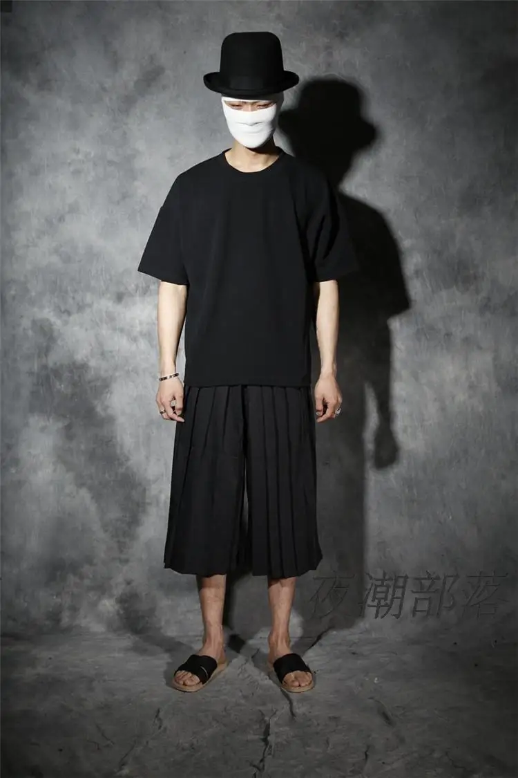 S-5XL!!Summer male loose casual wide leg pants fashion personality street culottes
S-5XL!!Summer male loose casual wide leg pants fashion personality street culottes