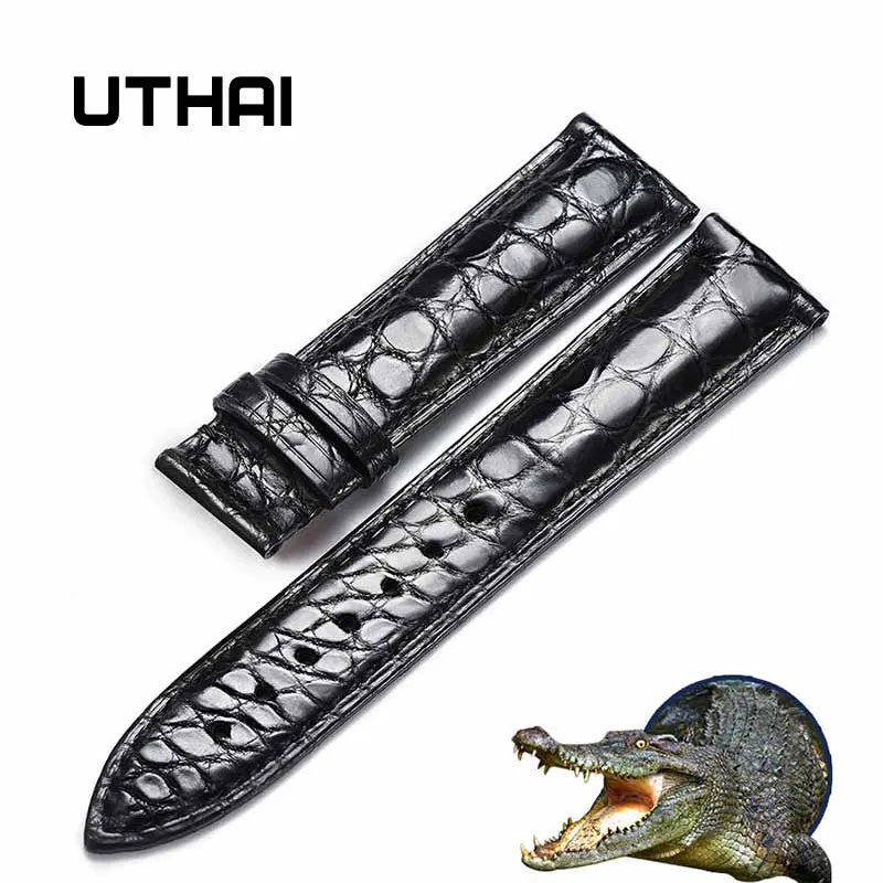 UTHAI Z02 Crocodile Leather Watch Strap 12/14/16/18/19/20/22 / 24mm Mens Ladies' Watch Band
UTHAI Z02 Crocodile Leather Watch Strap 12/14/16/18/19/20/22 / 24mm Mens Ladies' Watch Band