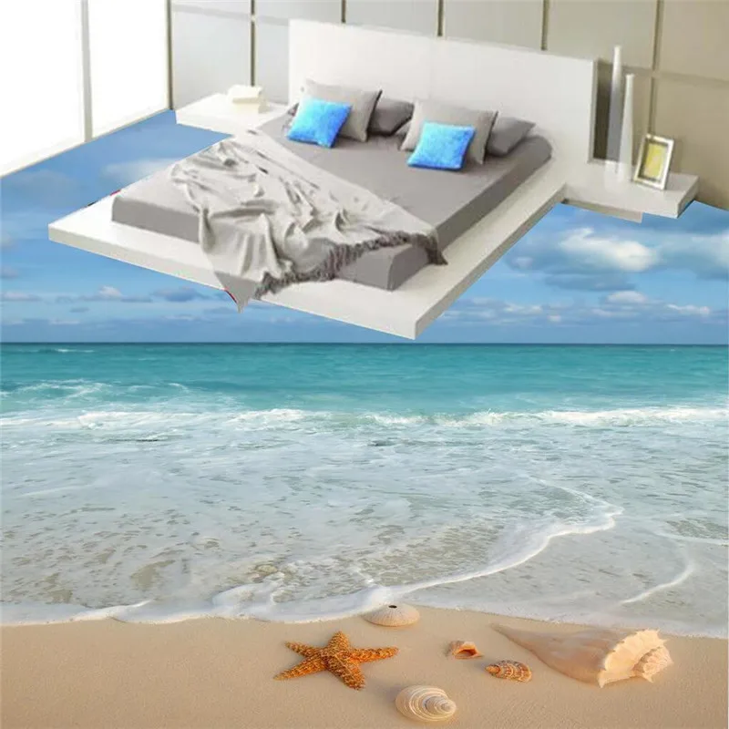 beibehang 3D floor painting HD blue shell beach scenery waterproof bathroom kitchen balcony PVC wall stickers papel em 3d
beibehang 3D floor painting HD blue shell beach scenery waterproof bathroom kitchen balcony PVC wall stickers papel em 3d