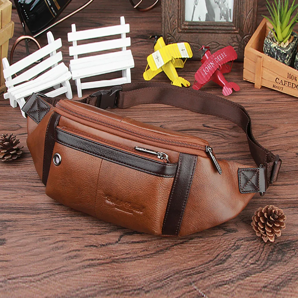 Brand Famous Men Genuine Natural Leather Messenger Chest Day Pack Shoulder Crossbody Bag Fashion Trend Waist Belt Pack Bags
Brand Famous Men Genuine Natural Leather Messenger Chest Day Pack Shoulder Crossbody Bag Fashion Trend Waist Belt Pack Bags