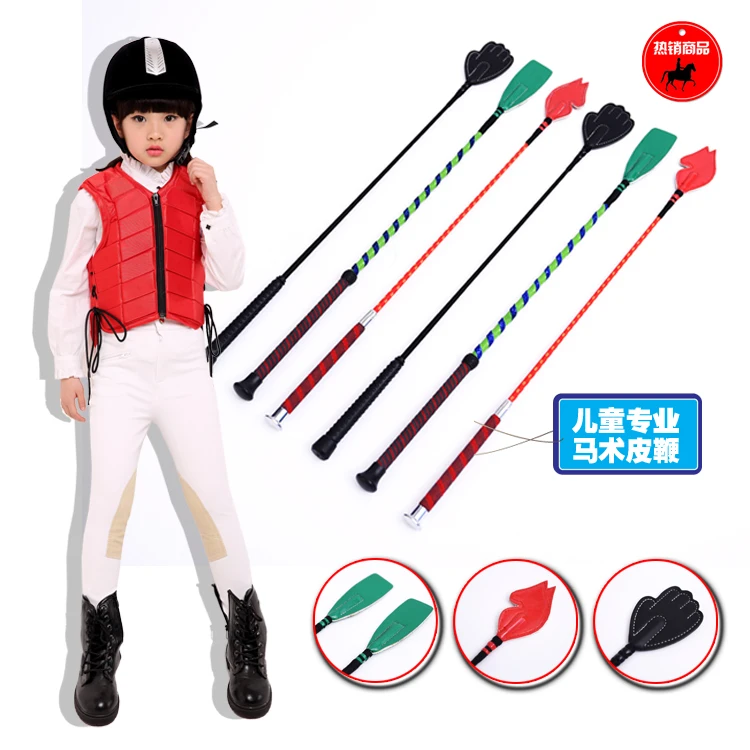 Equestrian supplies child quirt short whip
Equestrian supplies child quirt short whip