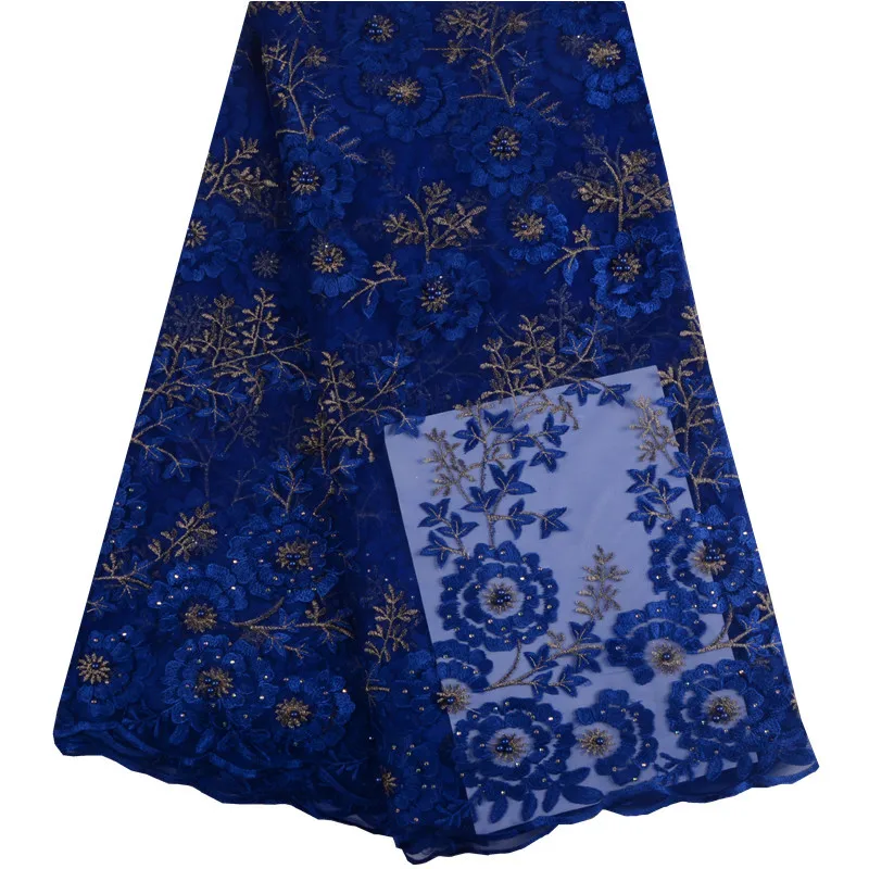 Blue 2018 Embroidery mesh tulLe lace fabric 5yards flower pattern beaded african lace fabric wholesale for wedding party 1031
Blue 2018 Embroidery mesh tulLe lace fabric 5yards flower pattern beaded african lace fabric wholesale for wedding party 1031