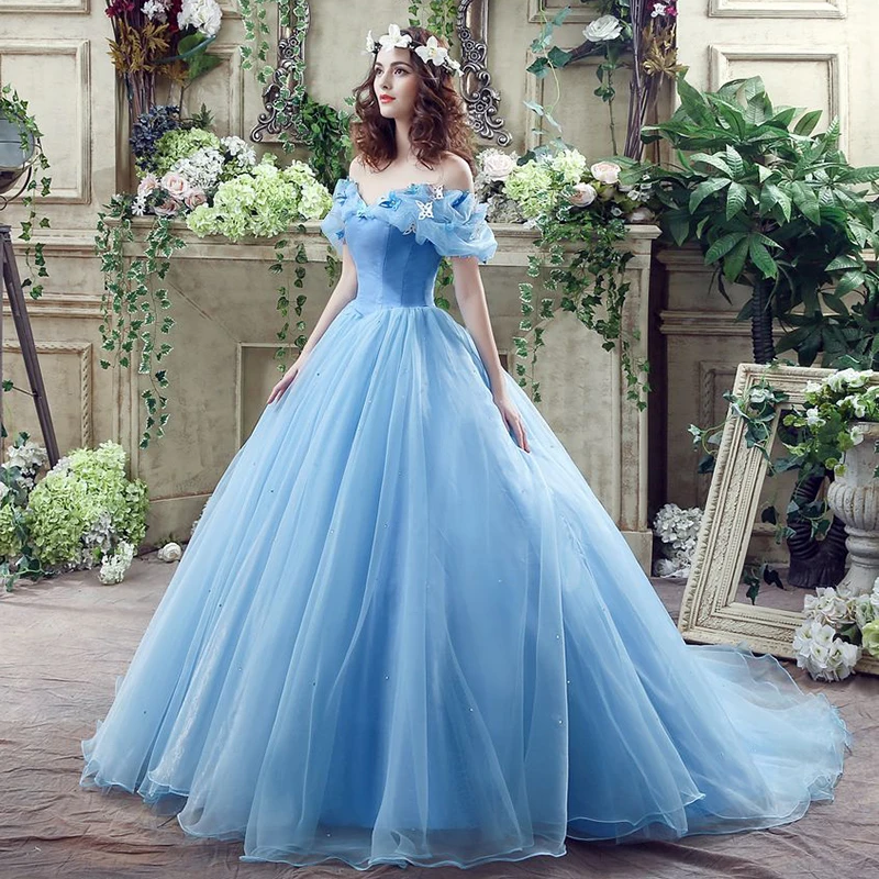 SHAMAI In Stock Blue Butterfly Cospaly Cinderella Dress Prom Ball Gowns Organza Quinceanera Dresses Sweet 16 Teens Party Dress
SHAMAI In Stock Blue Butterfly Cospaly Cinderella Dress Prom Ball Gowns Organza Quinceanera Dresses Sweet 16 Teens Party Dress