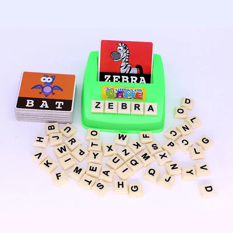 Alphabet Letters Card Game learning kit Literacy machine,assembled english word ABC educational puzzle toy for kid
Alphabet Letters Card Game learning kit Literacy machine,assembled english word ABC educational puzzle toy for kid