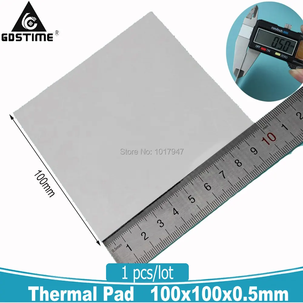 1 шт. белый/синий 100x100x0,5 мм GPU SMD DIP IC Chip PS PC чипсет силиконовая проводящая термопрокладка
1 шт. белый/синий 100x100x0,5 мм GPU SMD DIP IC Chip PS PC чипсет силиконовая проводящая термопрокладка