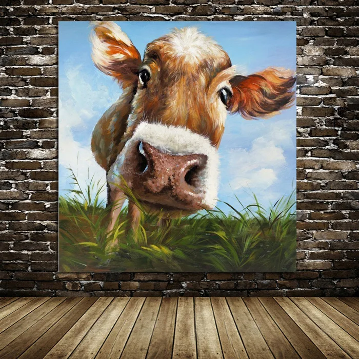 100%Handpainted Modern Cow Pictures Abstract Art On Canvas Animals Oil Painting For Bed Room Wall Pictures Home Decor Art
100%Handpainted Modern Cow Pictures Abstract Art On Canvas Animals Oil Painting For Bed Room Wall Pictures Home Decor Art