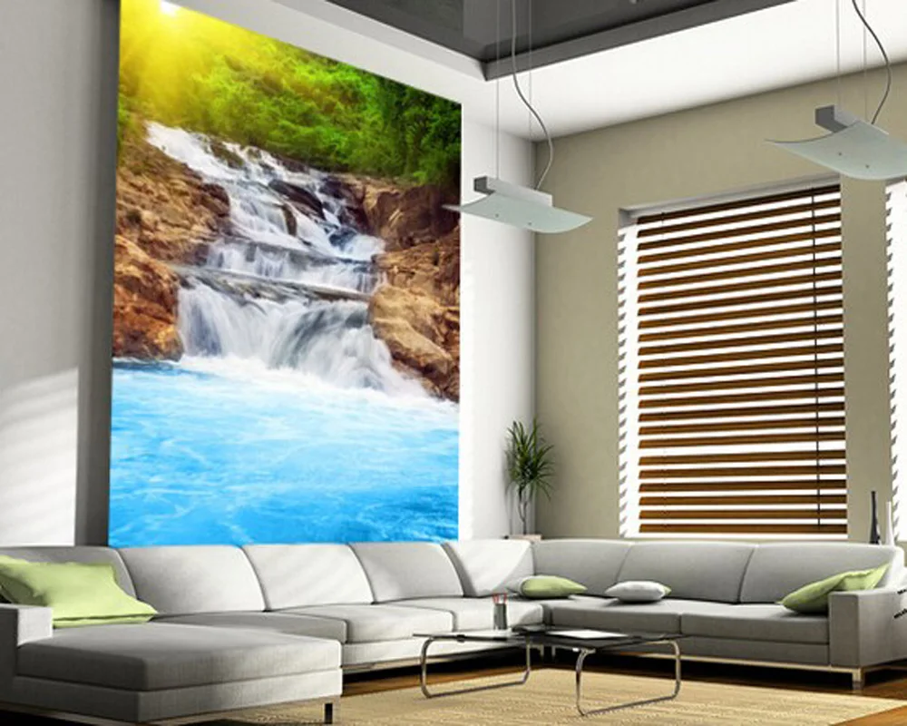 Custom landscape wallpaper, Beautiful Waterfall 3D wallpaper for living room bedroom kitchen wall waterproof PVC papel de parede
Custom landscape wallpaper, Beautiful Waterfall 3D wallpaper for living room bedroom kitchen wall waterproof PVC papel de parede