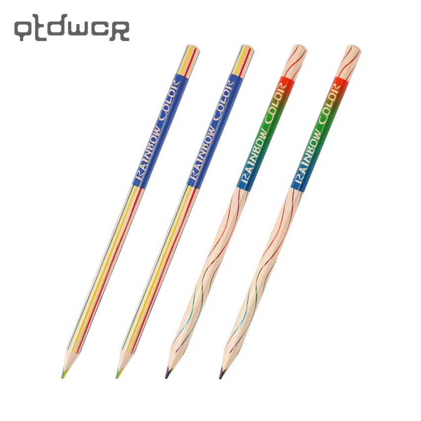 6Pcs/Lot 4 In 1 Rainbow Colored Pencil Drawing Color Pencils For Drawing Pens Stationery Material Escolar School Supplies
6Pcs/Lot 4 In 1 Rainbow Colored Pencil Drawing Color Pencils For Drawing Pens Stationery Material Escolar School Supplies