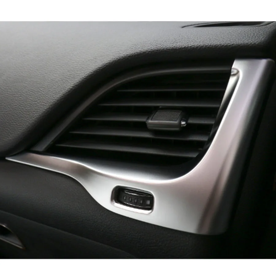 For Jeep Cherokee 2014-2016 2PC ABS Interior Car Dashboard Left & Right Vent Bezel Decoration Frame Cover Sticker
For Jeep Cherokee 2014-2016 2PC ABS Interior Car Dashboard Left & Right Vent Bezel Decoration Frame Cover Sticker