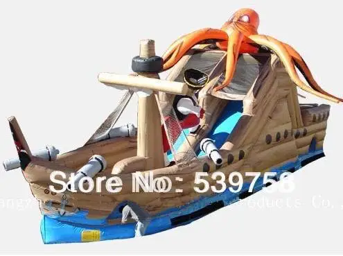 Factory direct inflatable trampoline, inflatable slides, inflatable pirate ship Octopus pirate ship
Factory direct inflatable trampoline, inflatable slides, inflatable pirate ship Octopus pirate ship