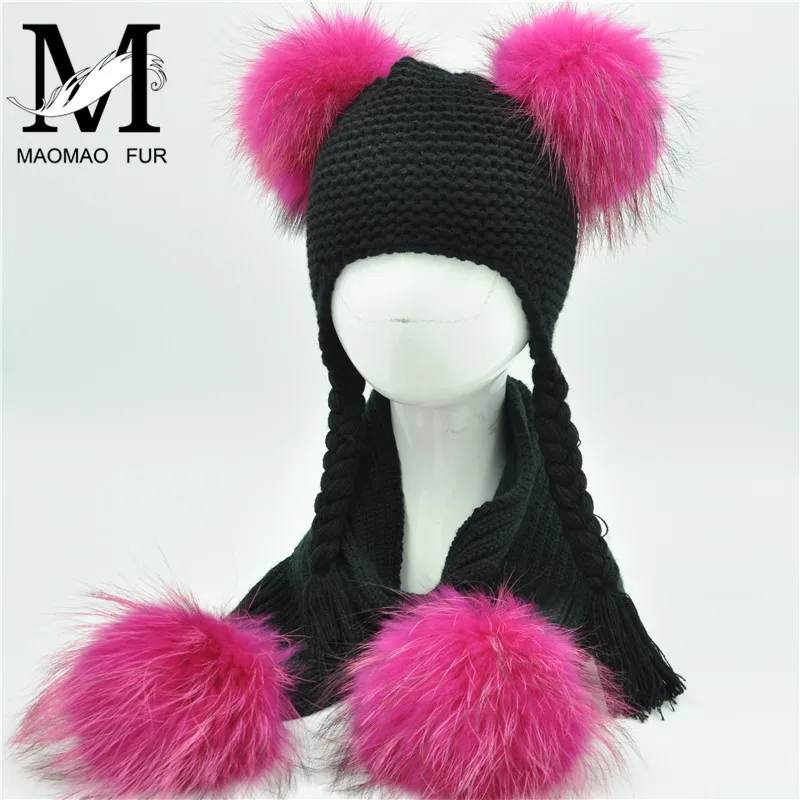 Kids Winter Hat and Scarf Set Children Luxury Big Fur Ball Warm Crochet Beanie Set Real Raccoon Fur Pom Pom Cap and Scarf Set
Kids Winter Hat and Scarf Set Children Luxury Big Fur Ball Warm Crochet Beanie Set Real Raccoon Fur Pom Pom Cap and Scarf Set