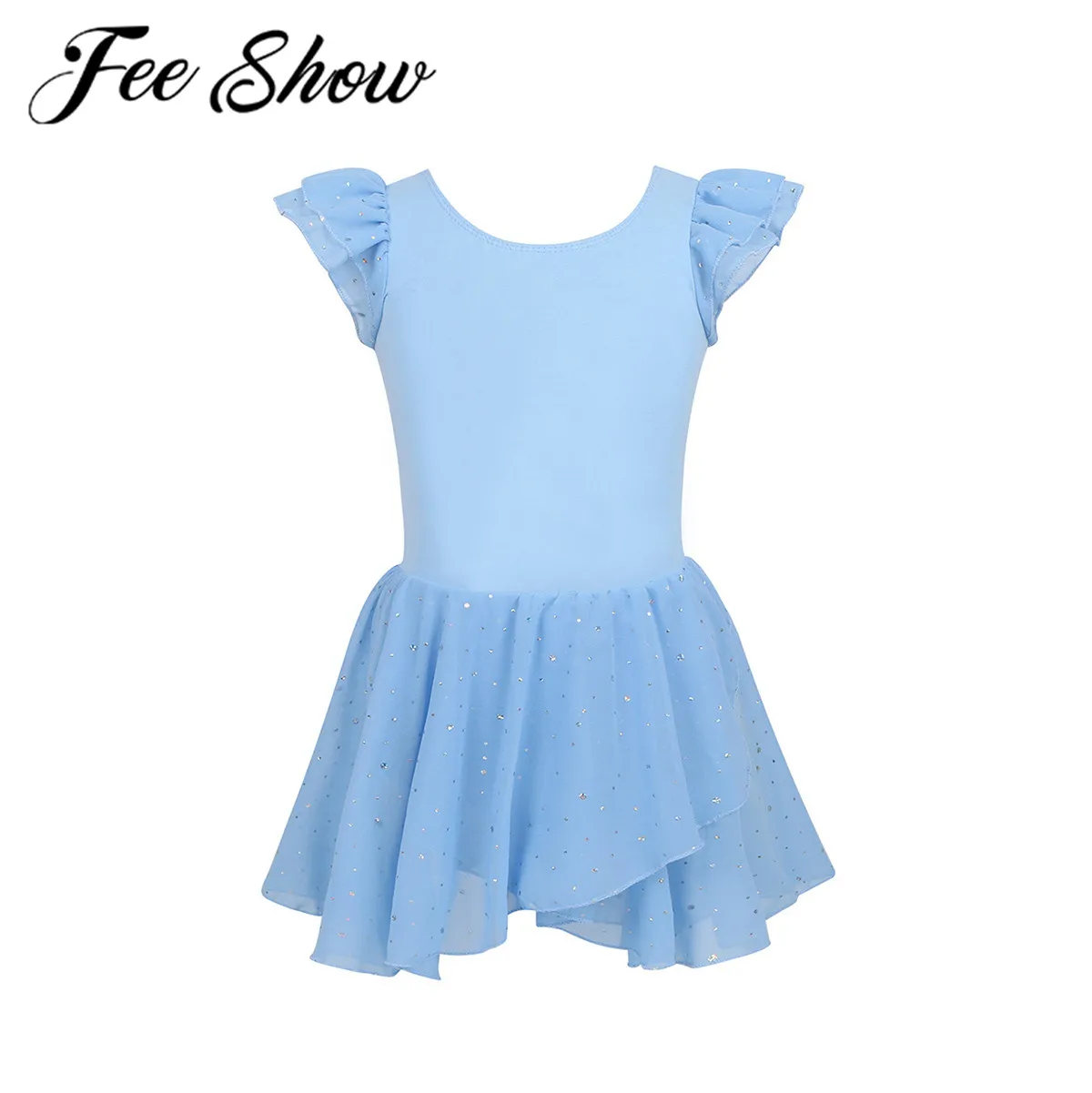 Kids Girls Shiny Gym Ballet Dance Tutu Dress Glitter Sequins Gymnastics Leotard Skirt Ruffled Short Sleeves Ballerina Costume
Kids Girls Shiny Gym Ballet Dance Tutu Dress Glitter Sequins Gymnastics Leotard Skirt Ruffled Short Sleeves Ballerina Costume