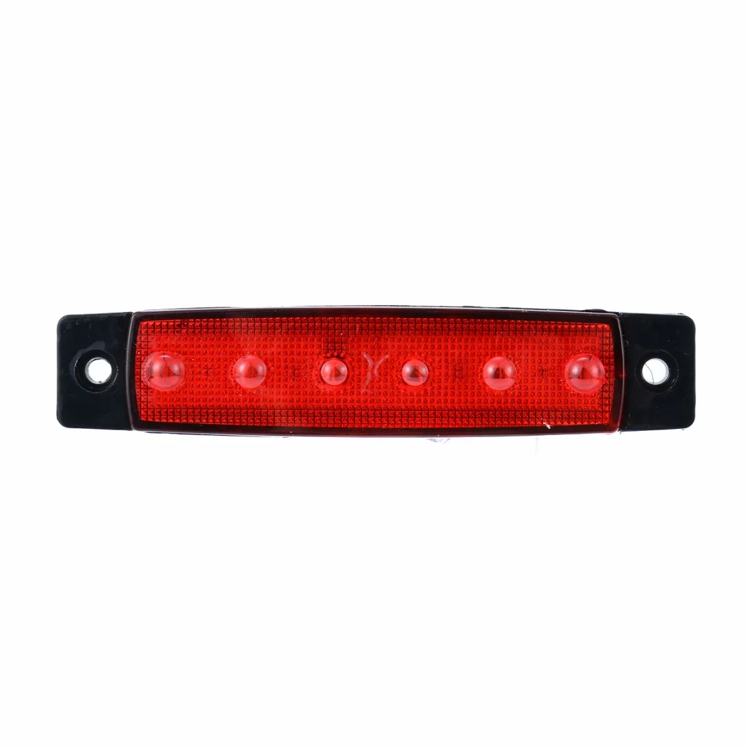 30pcs 24V 6LED Truck Trailer Bus Side Marker Indicators Light Red+White+Yellow For Car Truck Automobiles Motorcycles
30pcs 24V 6LED Truck Trailer Bus Side Marker Indicators Light Red+White+Yellow For Car Truck Automobiles Motorcycles
