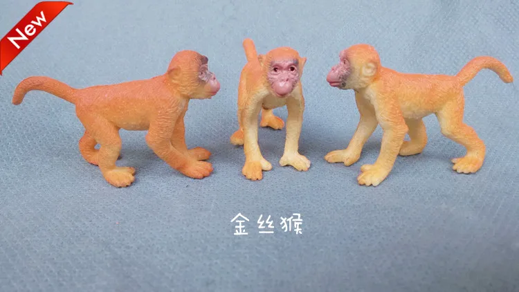 Wild animal ornaments model gold monkey bonsai photography props early childhood education toys
Wild animal ornaments model gold monkey bonsai photography props early childhood education toys