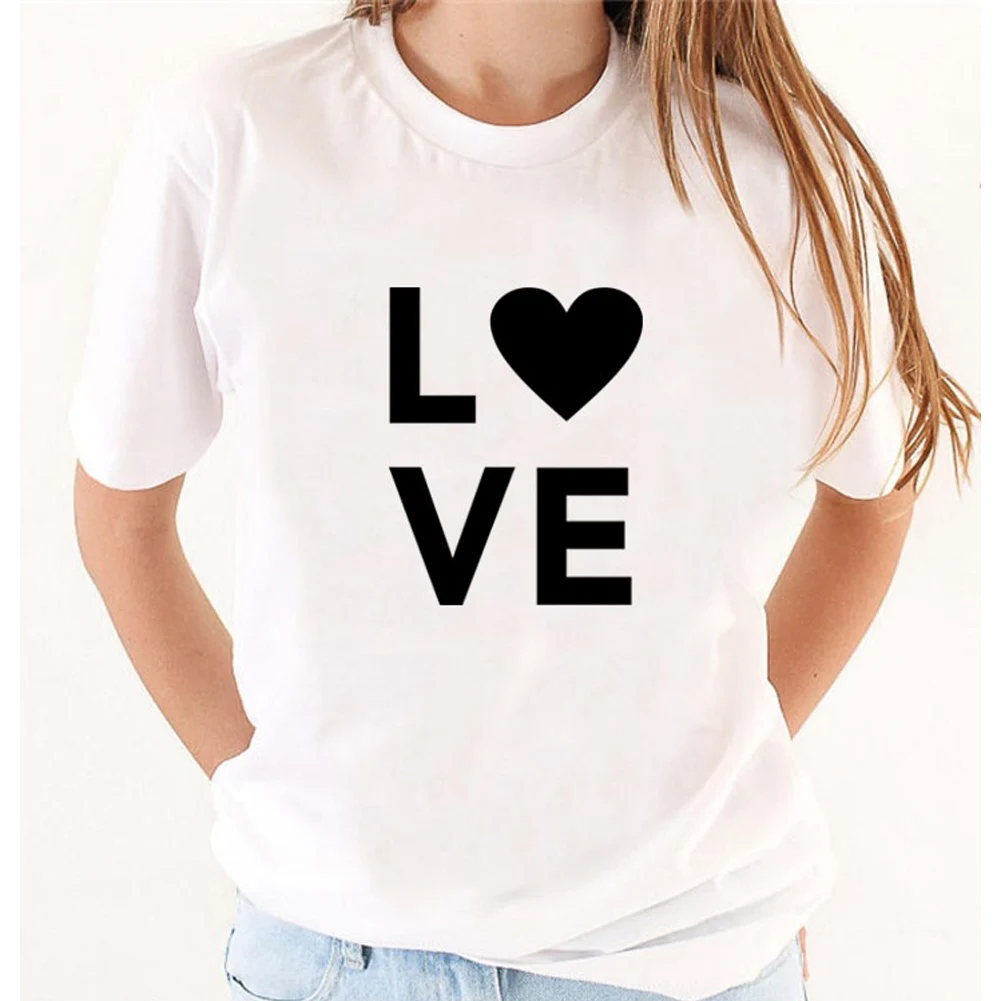 Valentine's Day Love Printed Short Sleeve T Shirt Women Cotton O-neck Loose Tee Shirt Femme Casual Tshirt Women Top
Valentine's Day Love Printed Short Sleeve T Shirt Women Cotton O-neck Loose Tee Shirt Femme Casual Tshirt Women Top