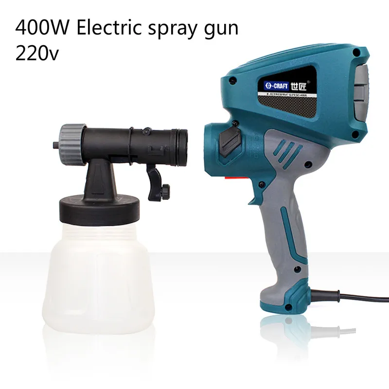 400W 220v Electric Spray Gun Adjustable And Disassembled Type Can Paint Emulsioni paint DIY tools
400W 220v Electric Spray Gun Adjustable And Disassembled Type Can Paint Emulsioni paint DIY tools