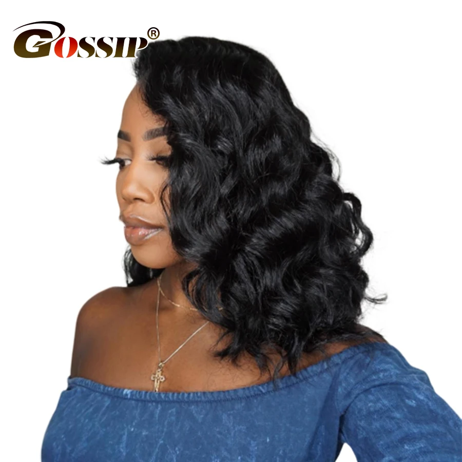 13x6 парик шнурка короткие человеческие волосы парики для черных женщин