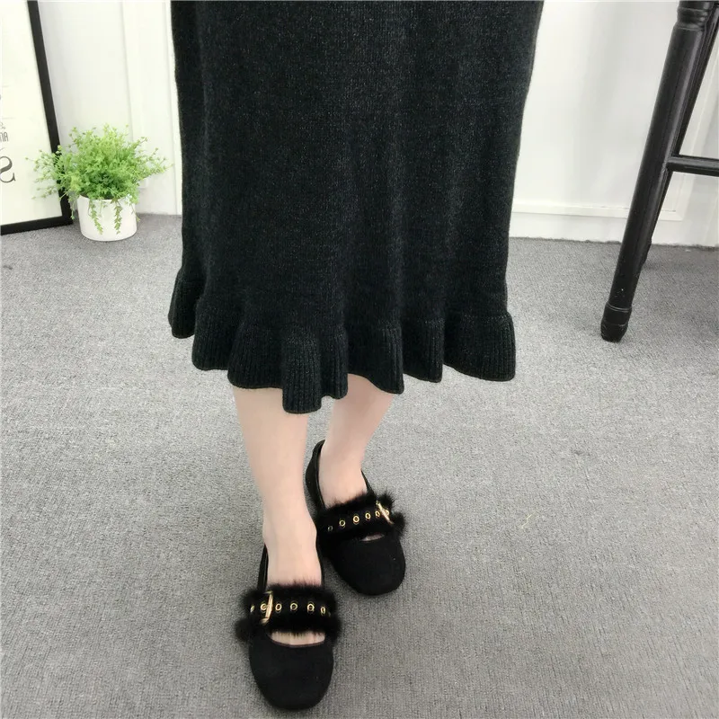 2018 Women Knitted Dress Spring Autumn Ruffles Sweater Dresses Ladies Tank Trumpet Dress Students Dress Mermaid Vestidos AB1045
2018 Women Knitted Dress Spring Autumn Ruffles Sweater Dresses Ladies Tank Trumpet Dress Students Dress Mermaid Vestidos AB1045