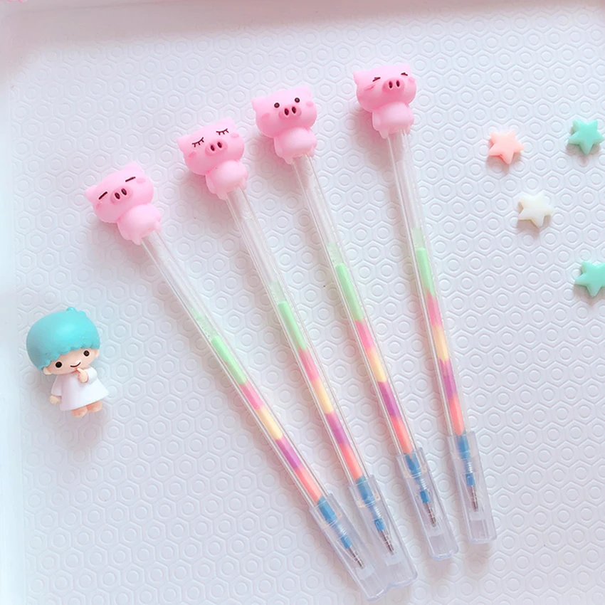 Pink Piggy Gel Pen Cartoon 0.5mm Colored Ink Writing Pen Kids DIY Scrapooking Album Journal Planner School Office Supplies
Pink Piggy Gel Pen Cartoon 0.5mm Colored Ink Writing Pen Kids DIY Scrapooking Album Journal Planner School Office Supplies