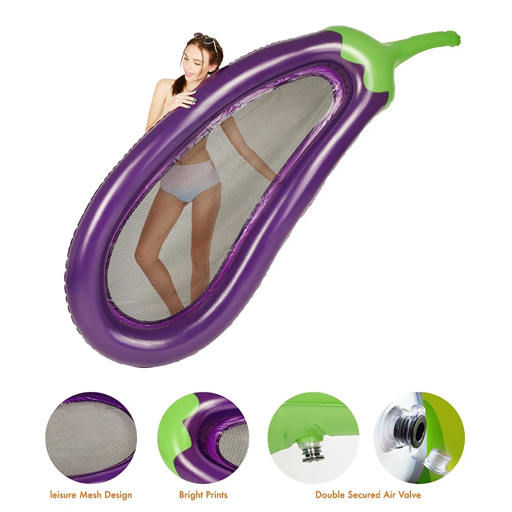 YOU-TOYS 270CM 106inches Giant Eggplant Pool Inflatable Float Water Party Toys Sunbathe Bed Swimming Ring air water toy
YOU-TOYS 270CM 106inches Giant Eggplant Pool Inflatable Float Water Party Toys Sunbathe Bed Swimming Ring air water toy