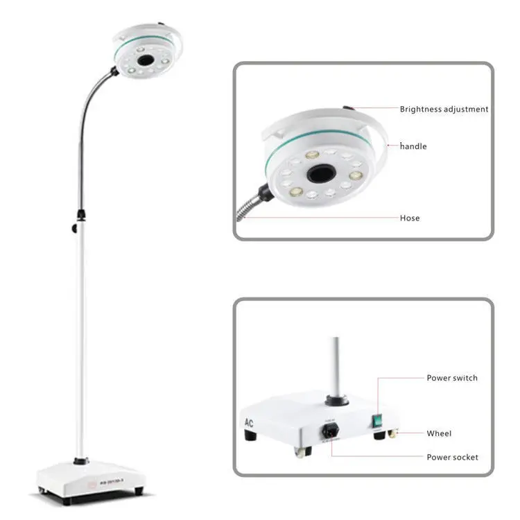 36W 12 LED Mobile Surgical Medical Exam Light AC Shadowless Lamp KD-2012D-3 CN Professional surgical light | Лампы и освещение