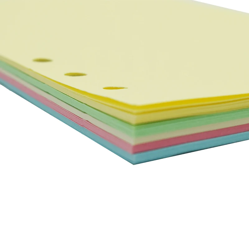 1Pc A5 A6 6-Hole 5-Color Loose-Leaf Book Color Inner Core Hand Notebook Blank Page Spiral Colored Refills Binder Filler Papers
1Pc A5 A6 6-Hole 5-Color Loose-Leaf Book Color Inner Core Hand Notebook Blank Page Spiral Colored Refills Binder Filler Papers