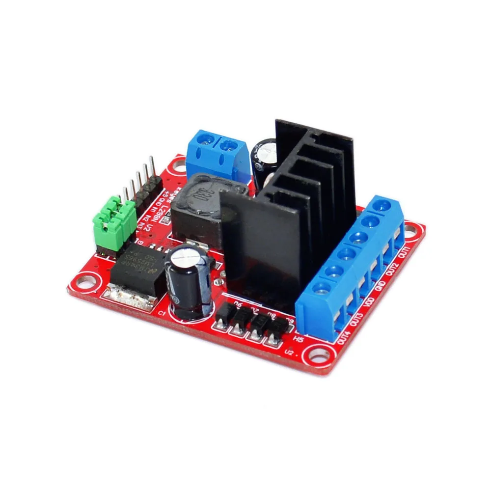 Keyes интегрированный DC Выход 5V шаговый привод контроллер плата L298N V2 модуль для