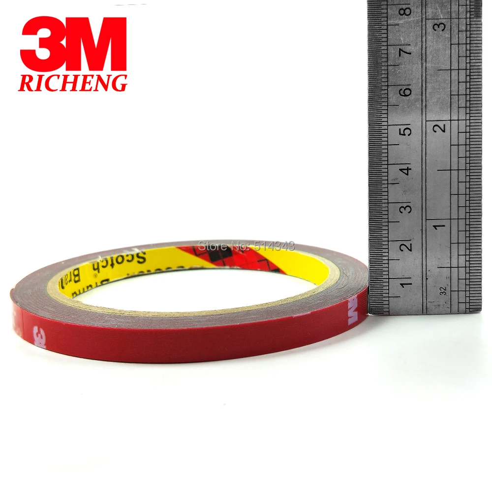 3M 4229P (0.8mm) Double Coated Adhesive Car Body Tape For Bonding Wide Variety Of Automotive Surfaces, Size 8MM x 3M, 1pcs/Lot
3M 4229P (0.8mm) Double Coated Adhesive Car Body Tape For Bonding Wide Variety Of Automotive Surfaces, Size 8MM x 3M, 1pcs/Lot
