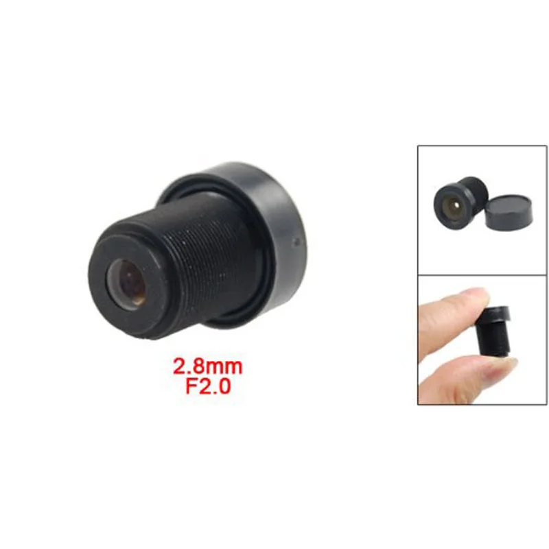 Новый 1/3 "CCTV 2 8 мм объектив черный для CCD камеры безопасности DC128 | Безопасность и