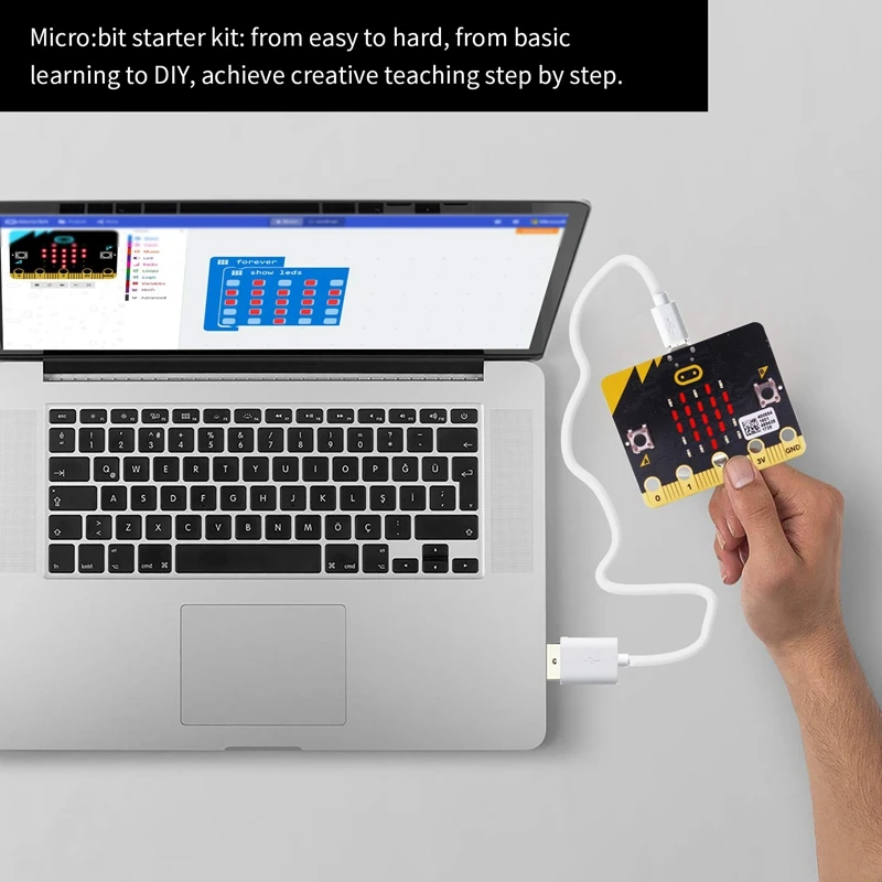 Микро: бит стартовый Обучающий набор для детей Bbc микро битная плата Графический