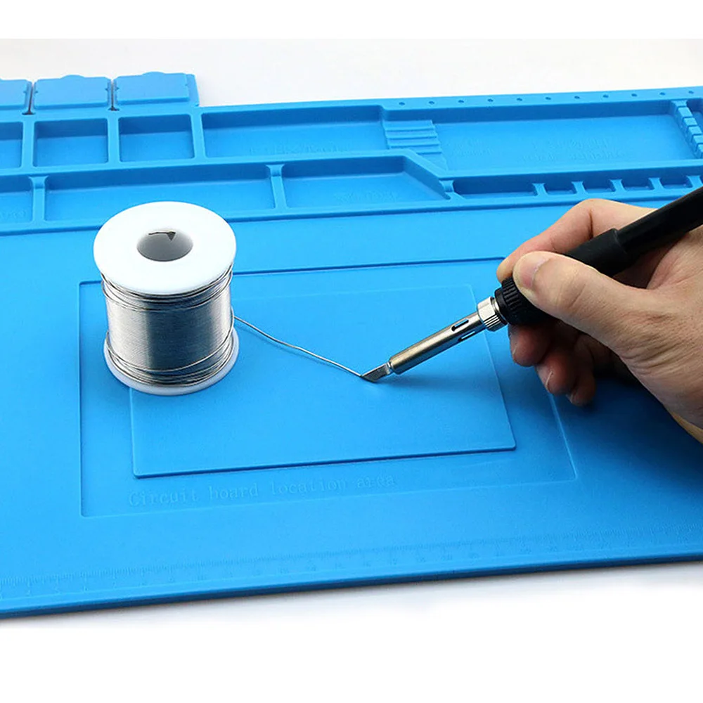 Big Heat-Resistant Silicone Pad Desk Magnetic Mat Electronic PCB BGA Soldering Repair Work Insulation Mat Hot Air Station Mat 
Big Heat-Resistant Silicone Pad Desk Magnetic Mat Electronic PCB BGA Soldering Repair Work Insulation Mat Hot Air Station Mat