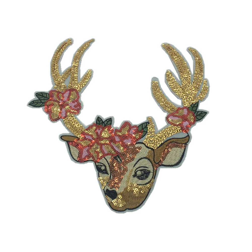 PVC Paillette Sequin Appliques Patches DIY Scrapbooking Craft Multicolor Christmas Reindeer Flower 1piece
PVC Paillette Sequin Appliques Patches DIY Scrapbooking Craft Multicolor Christmas Reindeer Flower 1piece