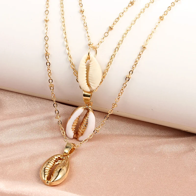 2019 New Multilayer Gold Shell Pendant Necklaces For Women Vintage Charm Choker Necklace Statement Party Boho Jewelry Gift N49
2019 New Multilayer Gold Shell Pendant Necklaces For Women Vintage Charm Choker Necklace Statement Party Boho Jewelry Gift N49